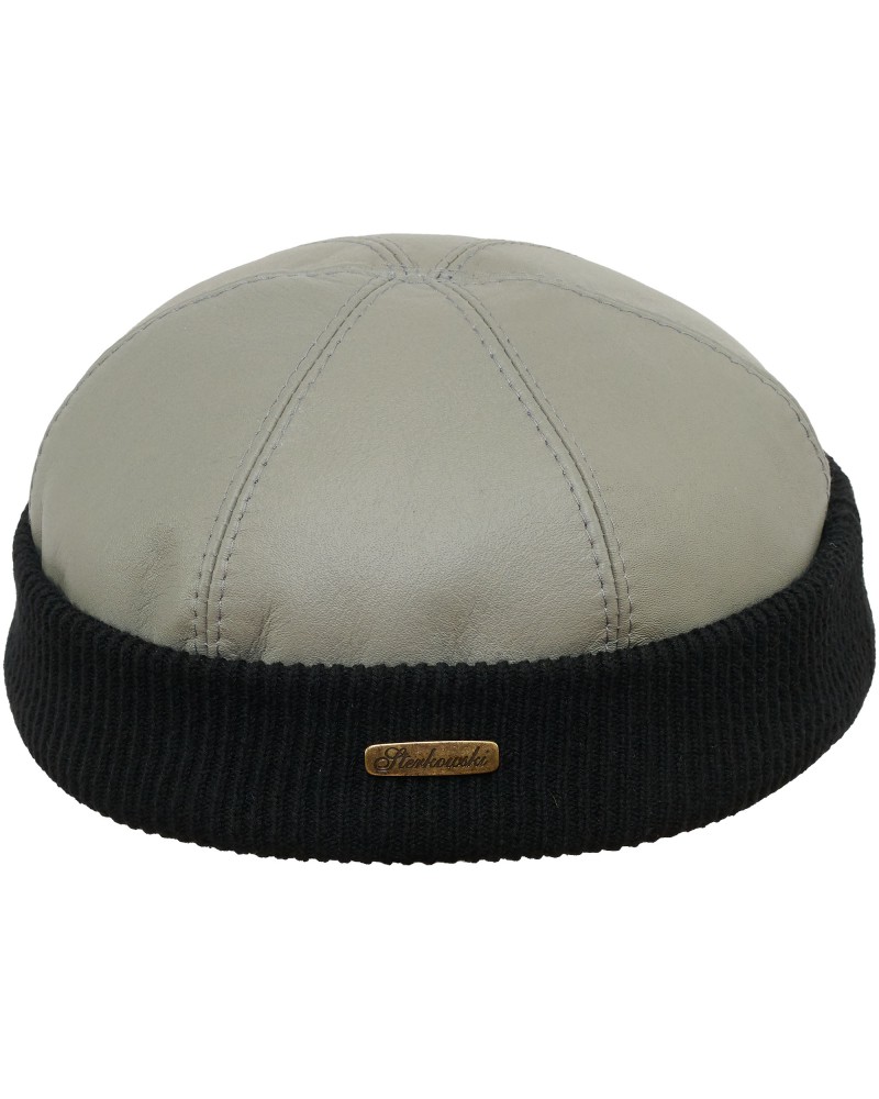 Navy Watch warm breathable docker beanie cap made of natural